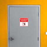 Square Plus No Se Permiten Entregas En Este Punto Wall or Door Sign | Spanish | Health & Safety Warehouse Business Signage