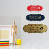 Signs ByLITA Designer Medicines Storage Wall or Door Sign