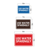 Signs ByLITA Classic Framed Use Water Sparingly Door or Wall Sign | Eco-Friendly Home Signs