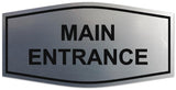 Signs ByLITA Fancy Main Entrance Sign - LEGIBLE Lettering | Durable ABS Plastic | Vibrant Colors | Powerful Foam Tape