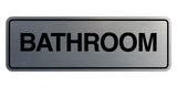 Signs ByLITA Standard Bathroom Wall or Door Sign | Easy Installation | Office & Home Restroom Signage