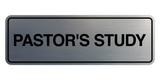 Signs ByLITA Standard Pastor's Study Wall or Door Sign
