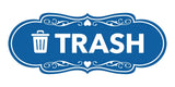 Signs ByLITA Designer Trash Wall or Door Sign