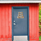 Standard Plus Hippies Use Side Door Door or Wall Sign | Funny Wall Decor For Bar