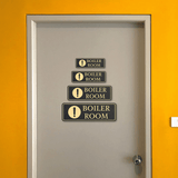 Standard Plus Boiler Room Wall or Door Sign | Workplace Safety Signage