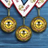 All Quality Wreath Design Spelling Bee Medal | Competition | High Quality Metal Medal - 1st, 2nd, 3rd Place