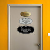 Signs ByLITA Victorian Please let us know if the temperature of the room needs adjusting Wall or Door Sign