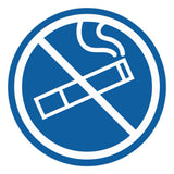 Signs ByLITA Circle No Smoking Graphic Door or Wall Sign | Easy Installation | Durable Construction | Promote Health And Safety | Caution Warning Sign for Home, Business and Office Spaces