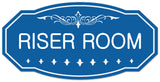 Signs ByLITA Victorian Riser Room Wall or Door Sign - Easy Installation | Durable Wall or Door