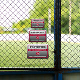 Classic Framed Plus Protected By the Constitution and a Loaded Magazine Door or Wall Sign | Home Security