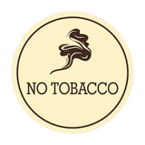 Signs ByLITA Circle No Tobacco Wall or Door Sign