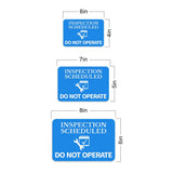 Classic Framed Plus Inspection Scheduled - Do Not Operate Door or Wall Sign | Safety and Maintenance