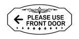 Victorian Please Use Front Door Wall or Door Sign