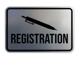 Classic Framed Registration Wall or Door Sign