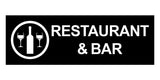 Basic Restaurant & Bar Wall or Door Sign