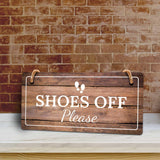 Business Signs | Rustic Oak Wood 5 x 10" Hanging Signs