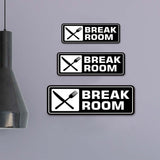 Standard Plus Break Room Wall or Door Sign | Office Public Signage