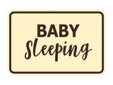 Signs ByLITA Classic Framed Baby Sleeping Wall or Door Sign