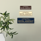 Signs ByLITA Standard Dental Assistant Tooth Graphic Dentist Office Decor Wall or Door Sign