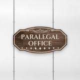 Victorian Plus Paralegal Office Wall or Door Sign | Legal and Courtroom Decoration