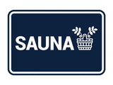 Signs ByLITA Classic Framed Sauna Wall or Door Sign
