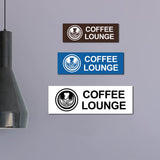 Basic Coffee Lounge Wall or Door Sign