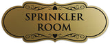 Signs ByLITA Designer Sprinkler Room Sign - Easy Installation | Durable Wall or Door Sign
