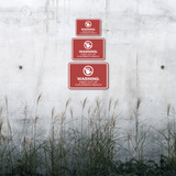 Classic Framed Plus Warning Keep Out Of Children's Reach Wall or Door Sign | Children Safety Sign