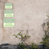Classic Framed Plus Please Dispose Of Sharps (Needles) In Safe Containerss Door or Wall Sign | Waste Disposal Etiquette