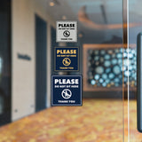 Signs ByLITA Square Please Do Not Sit Here Thank You Door or Wall Sign | Public Signage