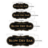 Designer Plus Blow Dry Bar — Wall or Door Sign | Treatment Room - Sign