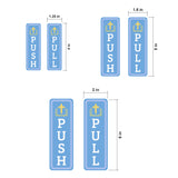 Signs ByLITA Vertical Push and Pull Door Signs (Bible Pages Church Entrance)