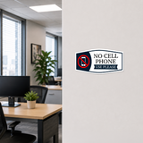 Fancy Plus No Cell Phone Use Please Wall or Door Sign | No Cell Phone Signs - Sign
