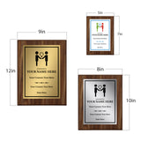 Instructor or Mentor Recognition Customizable Award Plaque | Achievement and Service Personalizable Plaques