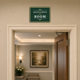 Classic Framed Plus Arrangement Room — Wall or Door Sign | Funeral and Memorial Services - Room & Area - Sign