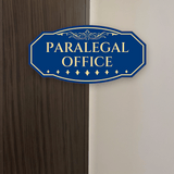 Victorian Plus Paralegal Office Wall or Door Sign | Legal and Courtroom Decoration