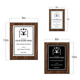 Gymnastics Customizable Wooden Award Plaque | Easel Mount Option | Achievement and Recognition Personalizable Plaques