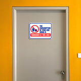 Classic Framed Plus The Consumption Of Food And Drink Is Forbidden In This Area Door or Wall Sign