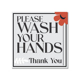 Square Plus Please Wash Your Hands Thank You Wall or Door Sign | Public Spaces Signage