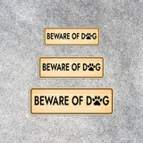 Standard Plus Beware of Dog Wall or Door Sign | Home Decor