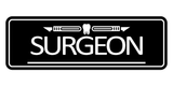 Signs ByLITA Standard Surgeon Tooth Graphic Medical Office Decor Wall or Door Sign