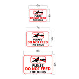 Classic Framed Plus Please Do Not Feed The Birds Door or Wall Sign | Warning Signage