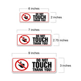Standard Plus Do Not Touch Thank You Wall or Door Sign | Office Public Signage