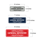 Signs ByLITA Standard General Dentistry Wall or Door Sign