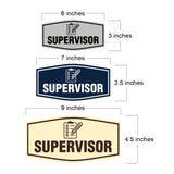 Fancy Supervisor Wall or Door Sign