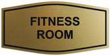 Signs ByLITA Fancy Fitness Room Sign | Durable Plastic | Vibrant Colors | Powerful Foam Tape