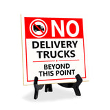 Facility Room and Authorized Personnel Only Table Signs 5"x 5" Square Table Sign With Acrylic Easel