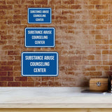 Classic Framed Plus Substance Abuse Counseling Centers Door or Wall Sign | Medical Specialism Rooms
