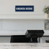 Signs ByLITA Standard Order Here Wall or Door Sign