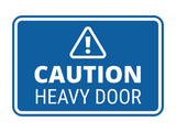 Signs ByLITA Classic Framed Caution Heavy Door Door or Wall Sign Easy Installation | Health And Safety | Building And Warning Signs